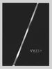 A black limited edition notebook or journal cover with a diagonal metallic silver accent line and the text 'ANGELS limited edition' printed in silver near the bottom right, shown against a light gray background.